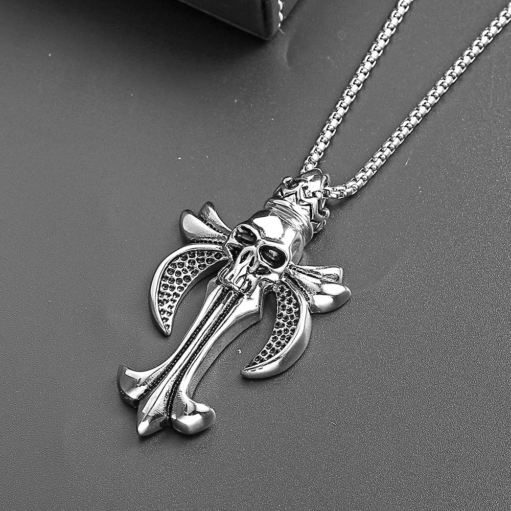 Angel Wings Love Cross Necklace