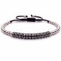 4mm copper bead adjustable braided bracelet