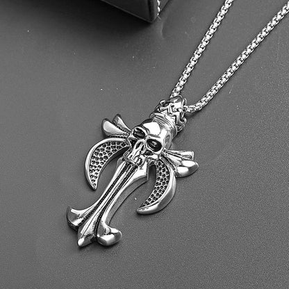 Angel Wings Love Cross Necklace