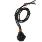 Labradorite Natural Stone Pendant Wrap Braid Necklace Macrame