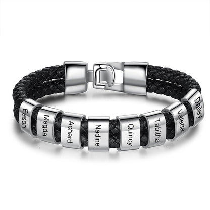 Leather Braided Men's Personality Couple Bracelet