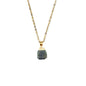 Cut Natural Necklace With Original Stone Pendant