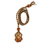 Labradorite Natural Stone Pendant Wrap Braid Necklace Macrame