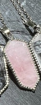 Natural Amethyst Crystal Agate Pendant Rough Stone Gemstone Necklace